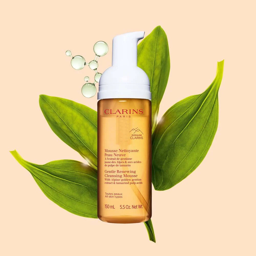 Gentle Renewing Cleansing Mousse - Lightweight Facial Mousse Cleanser