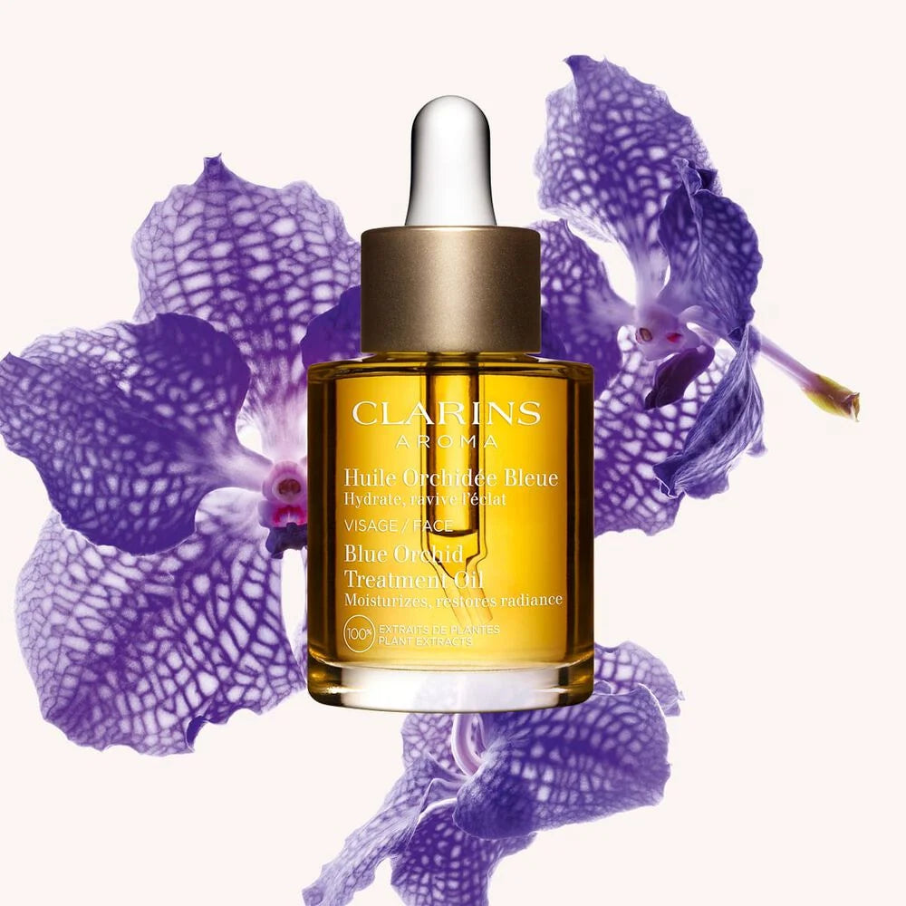 Blue Orchid Hydrating Face Treatment Oil for Dry Skin