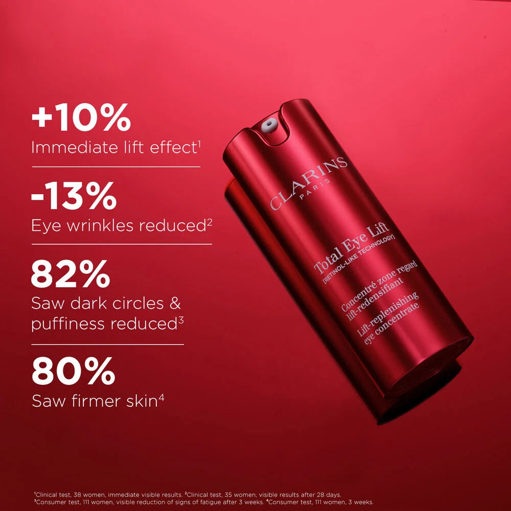 Total Eye Lift Refillable Eye Cream for Firming, Wrinkles, Dark Circles + Puffiness