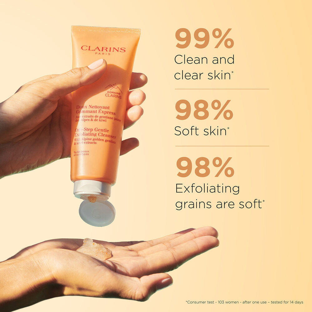 One-Step Gentle Exfoliating Cleanser - Face Exfoliator, Makeup Remover + Cleanser for All Skin Types