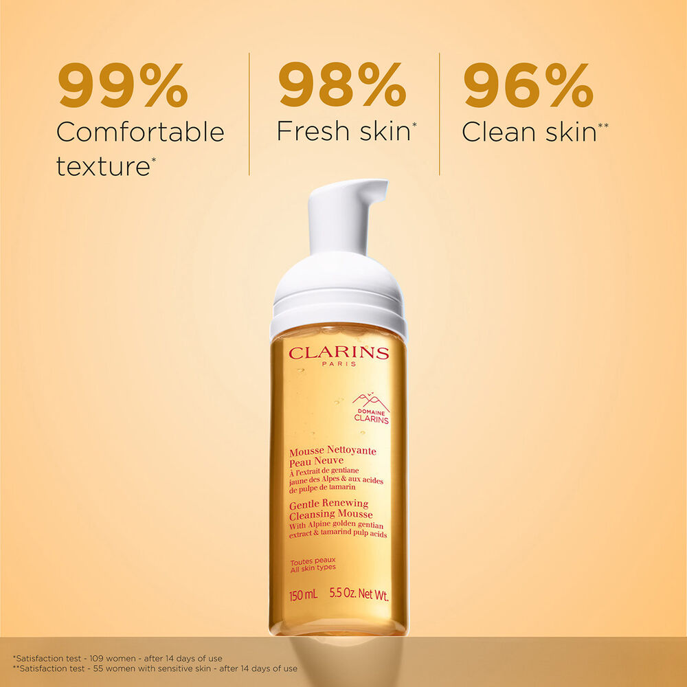 Gentle Renewing Cleansing Mousse - Lightweight Facial Mousse Cleanser