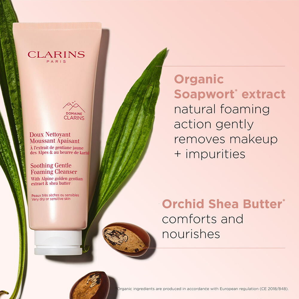 Soothing Gentle Foaming Face Cleanser for Dry Skin