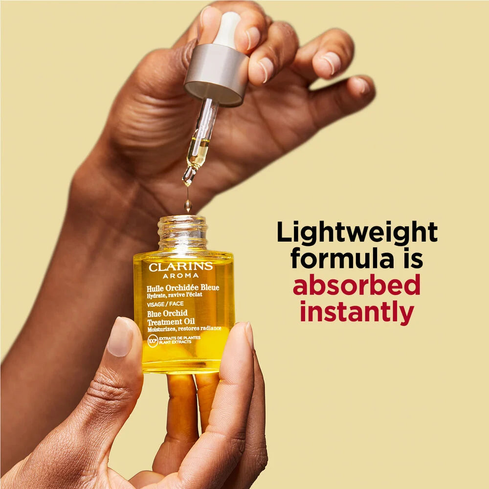 Blue Orchid Hydrating Face Treatment Oil for Dry Skin